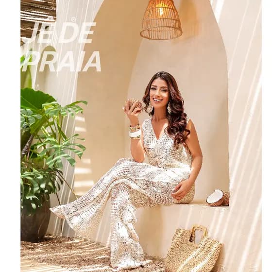 KIT 2 Conjunto Camisa Aberta e calça Chemise Botão Saída de Praia Camisão Praia Vestido kimono Roupa Feminina Moda Praia