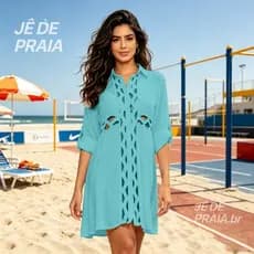 Blusa quimono-biquíni feminina de praia oca disponível em amarelo branco preto bege verde militar verão
