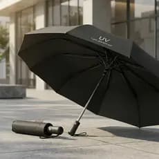 Guarda Chuva Dobrável Automático Proteção UV Contra Raios Solares Guarda Chuva Compacto
