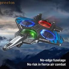 Helicóptero Lutador de Espuma Preston - Controle Remoto 4 Motores Sensor de Gravidade