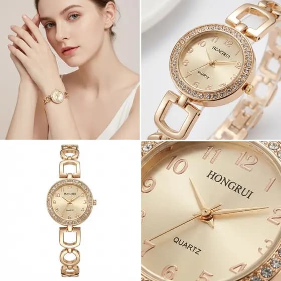 Relógio Mondera Feminino 31mm Pulseira de Jóia Strass