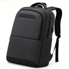 Mochila Casual Masculina Feminina Resistente com Vários Bolsos e Design Slim
