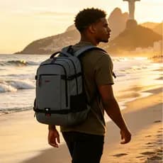 Mochila Resistente para Trabalho, Viagem e Escola