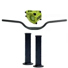 Kit Guidão alto 720mmx60mm Com Mesinha GTU Manoplas Longa Wheeling Freeride Grau Gios Naja Promoção