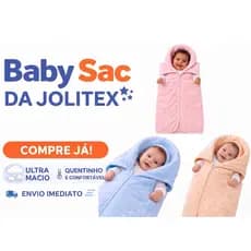 Cobertor Infantil Baby Sac Relevo Jolitex 80x90cm Super Macio Antialérgico Conforto Bebê