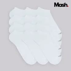 Kit 12 Pares Meia Mash Invisível Soquete Sapatilha Esportiva Masculina Algodão Respirável Original