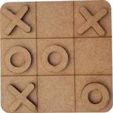 10 Jogos Da Velha Mdf 10cm Brinquedo Presente Lembrança Kit