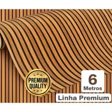 Papel de Parede Ripado 5 Metros lavável a prova d'água para casa salão de beleza escritórios adesivo vinil vinilico
