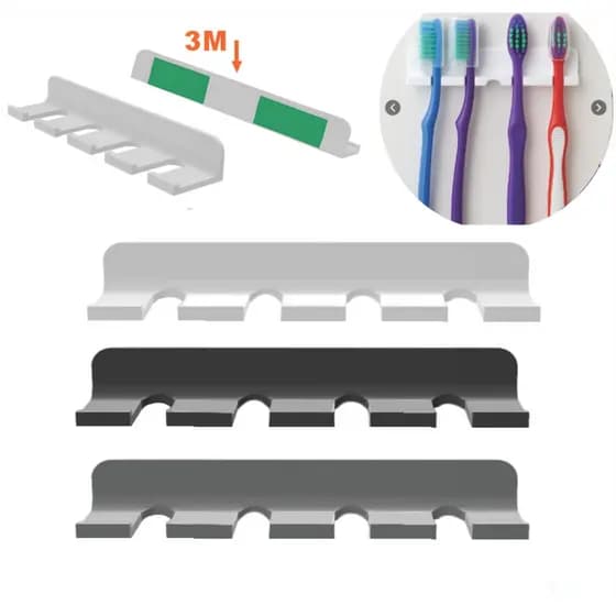 Suporte Porta Escovas Dental - 3M de Parede e Armários
