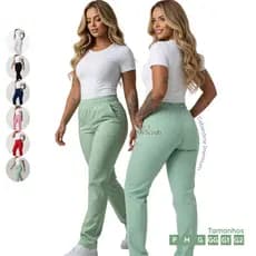 CALÇA PIJAMA CIRURGICO  SCRUB HOSPITALAR UNISSEX CUIDADOR DE IDOSOS VETERINÁRIO MÉDICO ENFERMEIRO TECIDO OXFROD - CH