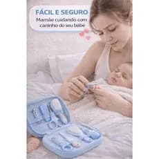 Kit Cuidados e Higiene Para Bebês 06 Peças Sortido