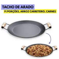 Disco de Arado 40cm (TACHO), Tamanho ideal para Porções, Arroz Carreteiro, Carnes, Hamburguers