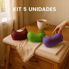 Kit Com 5 Tops Fitness Com Alcinha - Top Sem Bojo Perfeito Para Academia - Direto da Fábrica - Envio Imediato - Cropped