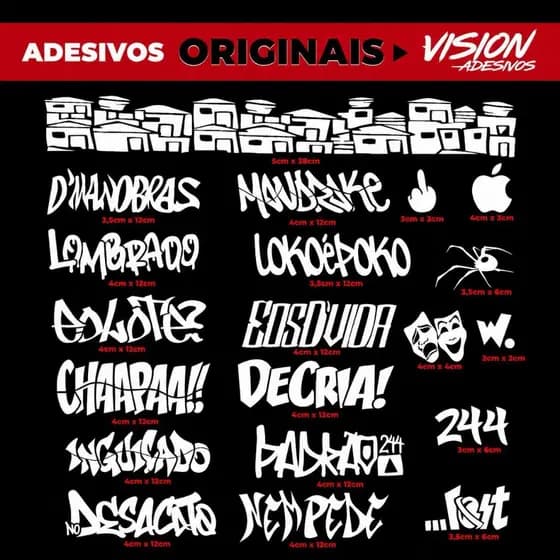 KIT ADESIVOS FAVELINHA ORIGINAL PARA FECHAR QUADRO DE BIKE, CAPACETE DE ALTA DURABILIDADE E QUALIDADE