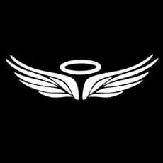 Adesivo Asa Anjo - Eterno - Moto Tamanho ideal para frente de moto