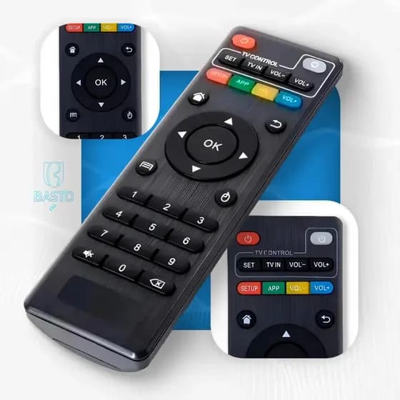 Controle Remoto Tv Box 4k Smart Pro Universal Compatível | Botões Resistentes, Resposta Rápida E Uso Fácil
