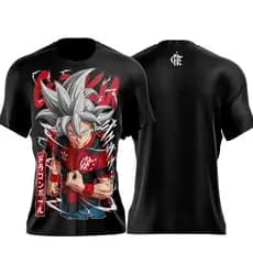 Camiseta Camisa Masculina Goku Torcedor Blusa Times de Malha 100% Algodão Envio Imediato