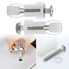 2 Parafusos De Dobradiças De Assento De Vaso Sanitário ABS , Fixação Superior Para Tampa , De Porca , De Panela , Encaix