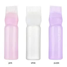 [wisdomt] 1 Unidade Conjunto Profissional De Cuidados Com O Couro Cabeludo 120ml Pincel De Massagem Aplicador De Óleo-Pa