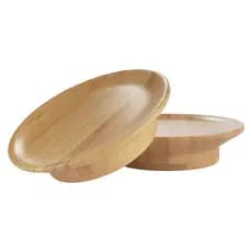 [wisdomt] 2 Unidades/Conjunto Placa De Charcutaria De Madeira Com Funcionalidade De Retenção De Copo De Vinho Para Trave