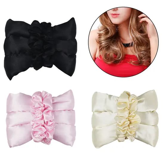 [wisdomt] Laço De Cabelo Sem Calor Para Dormir , Ferramenta Feminina Preguiçosa Meninas Cabelos Ondulados , Faixa De Res