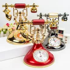 [Presente] Relógio Despertador Vintage, Decoração Criativa para Casa, Presente de Aniversário, Relógio Despertador Peque