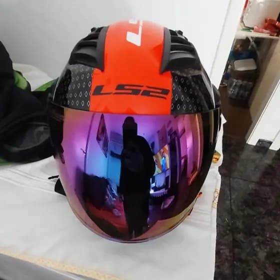 [2025NOVO] Viseira de Lente de Capacete de Alto Desempenho, Protetor de Vento para Motocicleta - Viseira de Lente de Cap