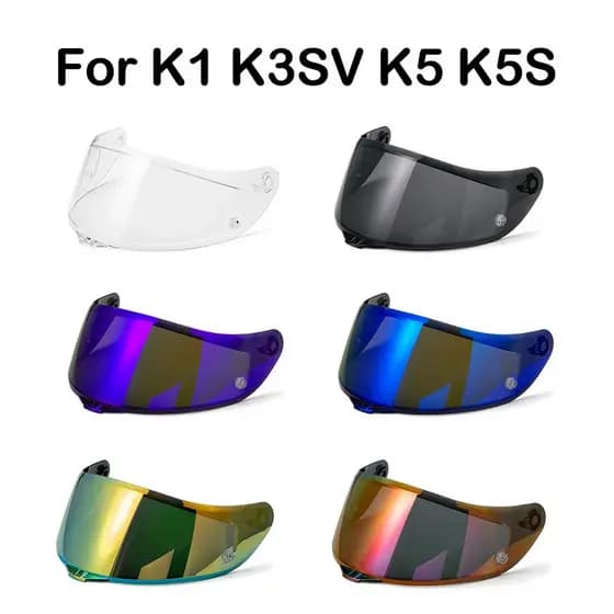 [2026NOVO] Viseira de Capacete de Motocicleta para AGV K5 K3SV K1, escudo facial completo, lente de capacete, acessórios