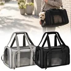 Bolsa De Transporte Para Animais De Estimação , Mochila Lateral Ventilada Gatos , Transportadores De Viagem Cães , Aprov