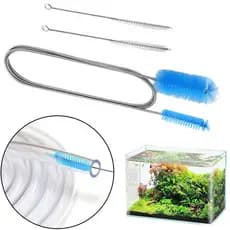 Llittlesunla155cm Escova De Limpeza De Tubos Tubo De Ar Flexível Mangueira De Ponta Dupla Acessórios Para Aquário Limpad