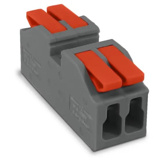 Conector De Emenda Alavanca Chuveiro Borne 2 Vias 6mm 41a