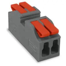 Conector De Emenda Alavanca Chuveiro Borne 2 Vias 6mm 41a