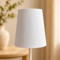 Cúpula Cone 8x12x12 Pinça Tecido Lustre Arandela Abajur Luminária de Mesa Decorativa Clássica