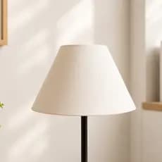 Cúpula Cone 10x25x16 Lustre Arandela Abajur Luminária de Mesa Tecido Artesanal Decorativa Moderna