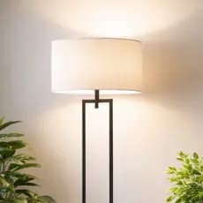 Cúpula Cilíndrica 40x40x22 Lustre Arandela Abajur Luminária de Chão Tecido Moderna Decorativa