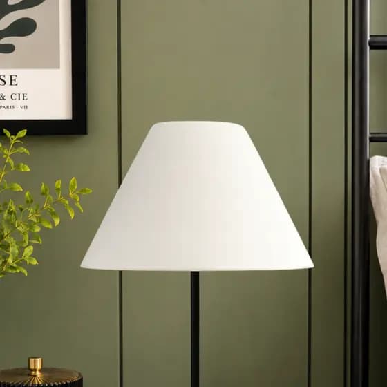 Cúpula Cone 10x30x19 Tecido Para Arandela Abajur Luminária de Mesa Decorativa Clássica Moderna