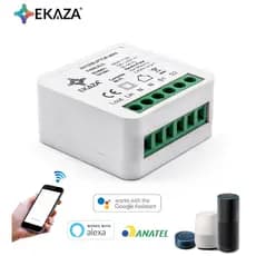 Mini Módulo Rele 1 canal 16A Interruptor Inteligente Wifi Alexa Google Automação Tuya Smart Life