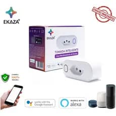 KIT 1/2/3/4/5 Tomadas Inteligente WIFI 16A Monitoramento Energia Bivolt Smart Home SmartLife Alexa Google Assistant