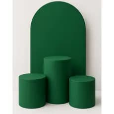 Kit Capa Painel Romano + Capa De Cilíndros De Decoração De Festa Sistema Vest-Fácil