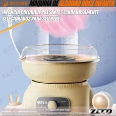 ZCCOBR Maquina De Algodao Doce Profissional Crianças 220v 500w