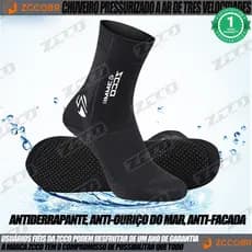 ZCCOBR Meia 3mm Neoprene Aquática Beach Tennis Mergulho Pesca