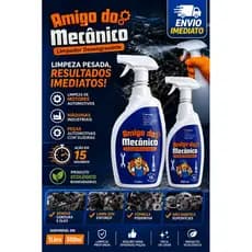 Desengraxante Concentrado Amigo Do Mecânico Limpeza de Graxa,peças e mão 100% Ecológico