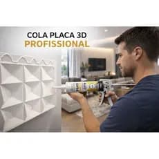 Cola Pu40 Profissional Placa Revestimento Pvc 3d Veda Calha