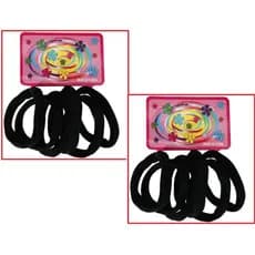 12 Xuxinhas elástico Rabicó Nylon Confortáveis para Cabelo criança e adulto