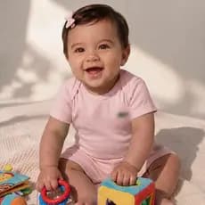 Conjunto Bebê unissex menino menina cor rosa azul vermelho P M G GG