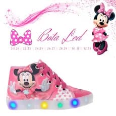 Tenis Infantil Menina Minnie Casual Confortável