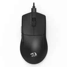 MOUSE GAMER PRETO REDRAGON KING 1K COM FIO REMOVÍVEL USB E 12.400 DE DPI