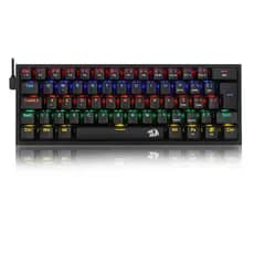 TECLADO MECANICO GAMER FIZZ RAINBOW PRETO SWITCH MARROM