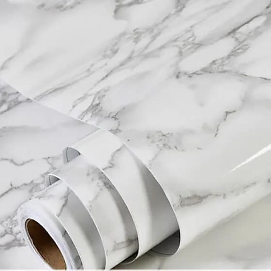 Papel de Parede Adesivo PVC 5 m × 60 cm – Tela Cinza | Lavável, Impermeável, Fácil Aplicação