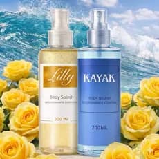 Para O Casal: Dupla Body Splash Surf + Lily Mulher Cheirosa 200ml (cada)